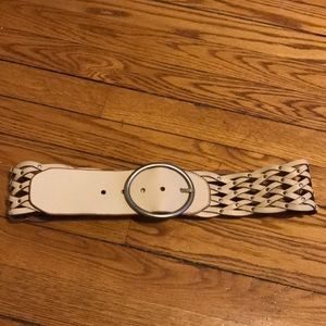 Fossil Leather Accent Belt